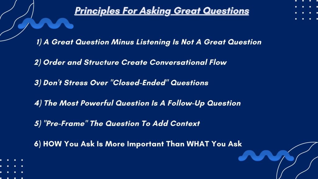 principles of asking great questions
